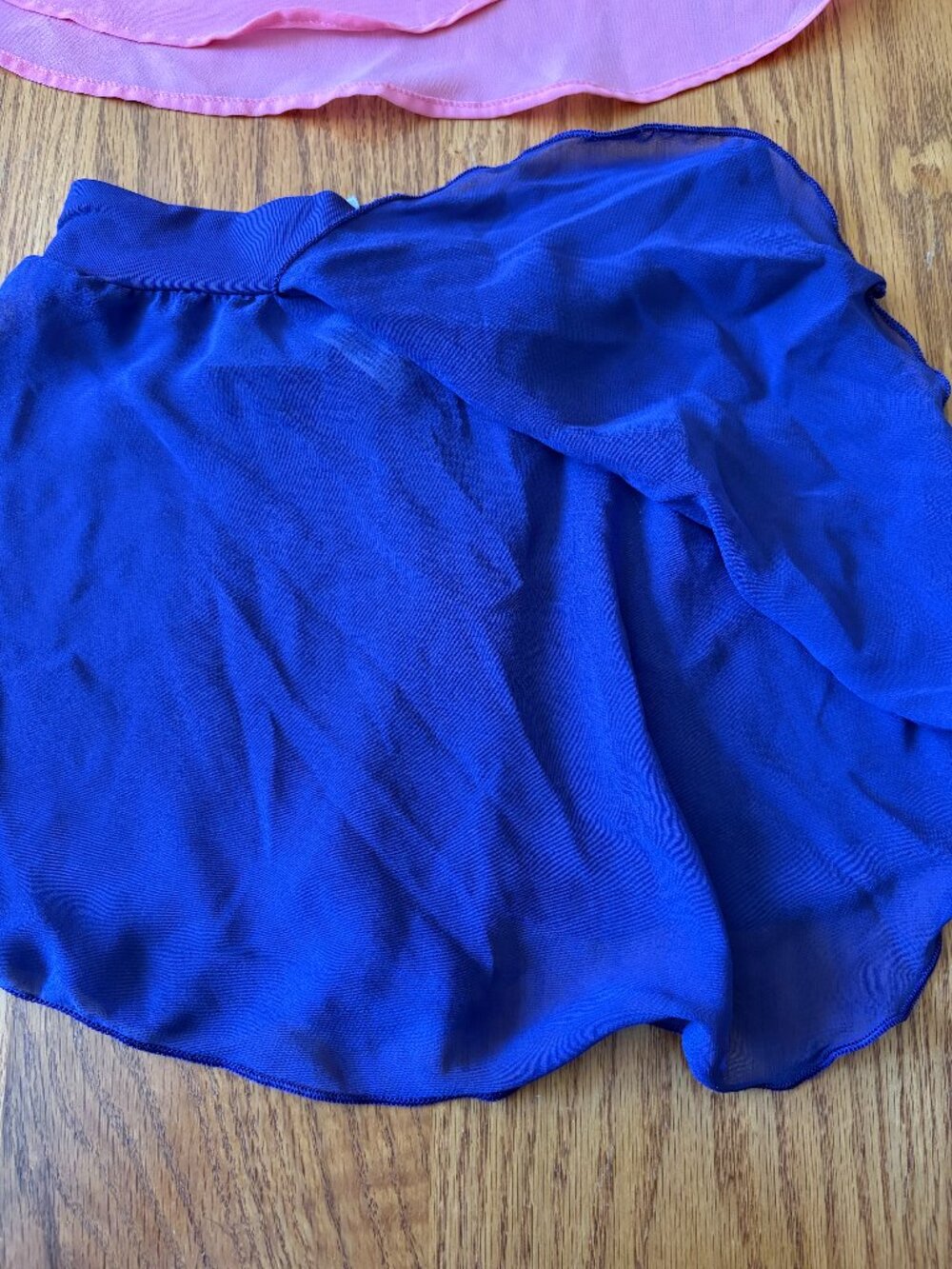 Capezio Girls Pull-On Dance Skirt Child Intermediate Deep Purple Chiffon Ballet
